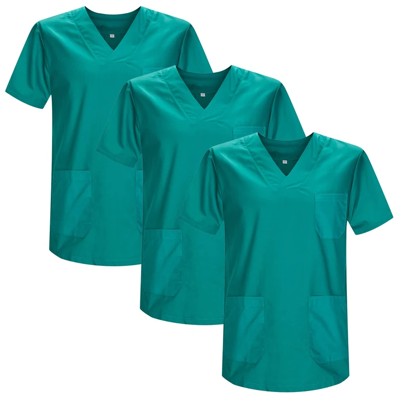 MISEMIYA - Pack 3 Pcs - Sanitary CASACA Unisex Sanitary Uniforms Sanitary Uniform Medical Uniform - XX-Large, Green 21