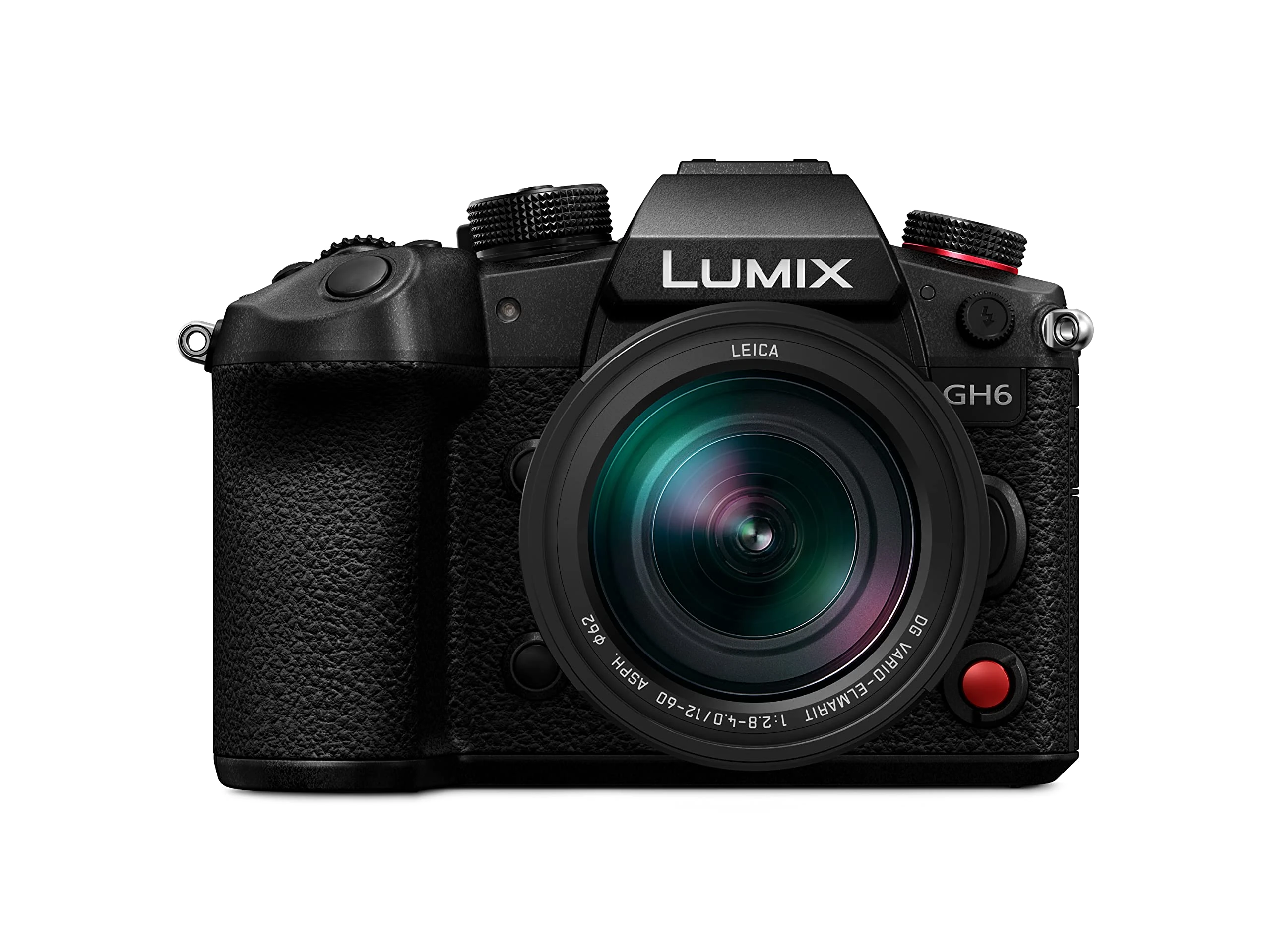 Panasonic LUMIX GH6 and LEICA 12-60 mm F2.8-4.0 Lens, 25.2 MP Mirrorless Camera with 5.7K 60 fps/4K 120 fps, Unlimited C4K/4K 4:2:2 10-Bit Video Recording, 7.5-Stop 5-Axis Dual Image Stabilization