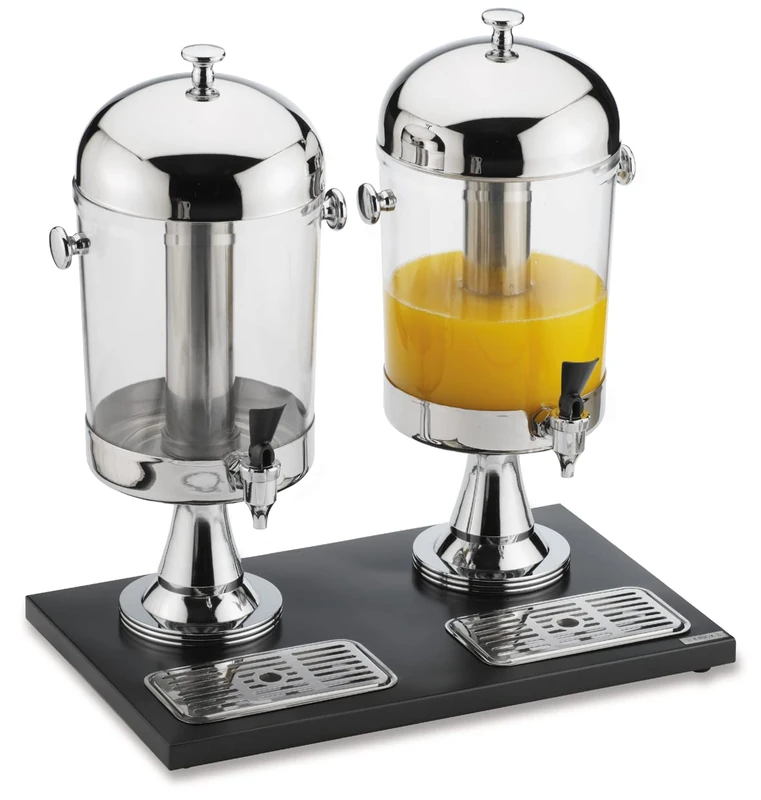 Grunwerg CJD-700D Coolercore 2-in-1 Dispenser Set, 7 Litre Capacity, for Milk, Juice, Cocktails