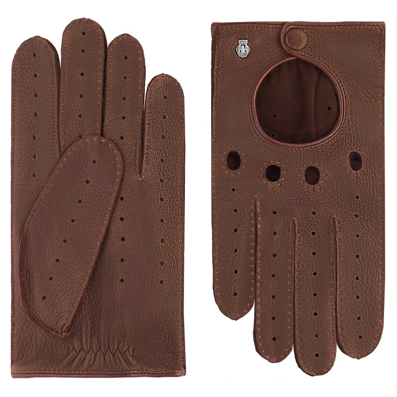Roeckl Men's Toronto motorists Leather Gloves, 760, 7.5