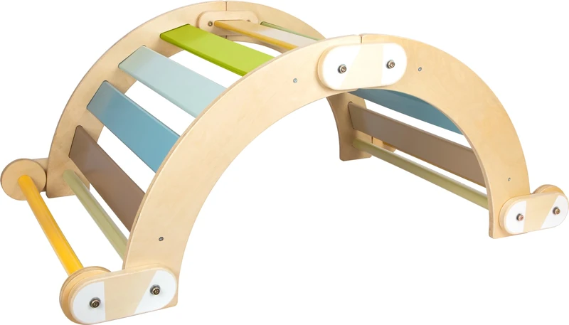 small foot Climbing Seesaw "Adventure", exercise game for children, wood, multifunctional, for ages 3+ years. No. 12239