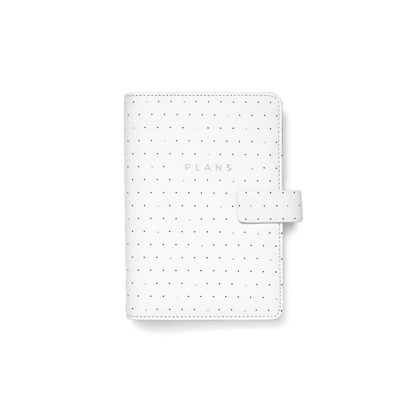 Filofax Personal Moonlight White Organiser - Textured Cover