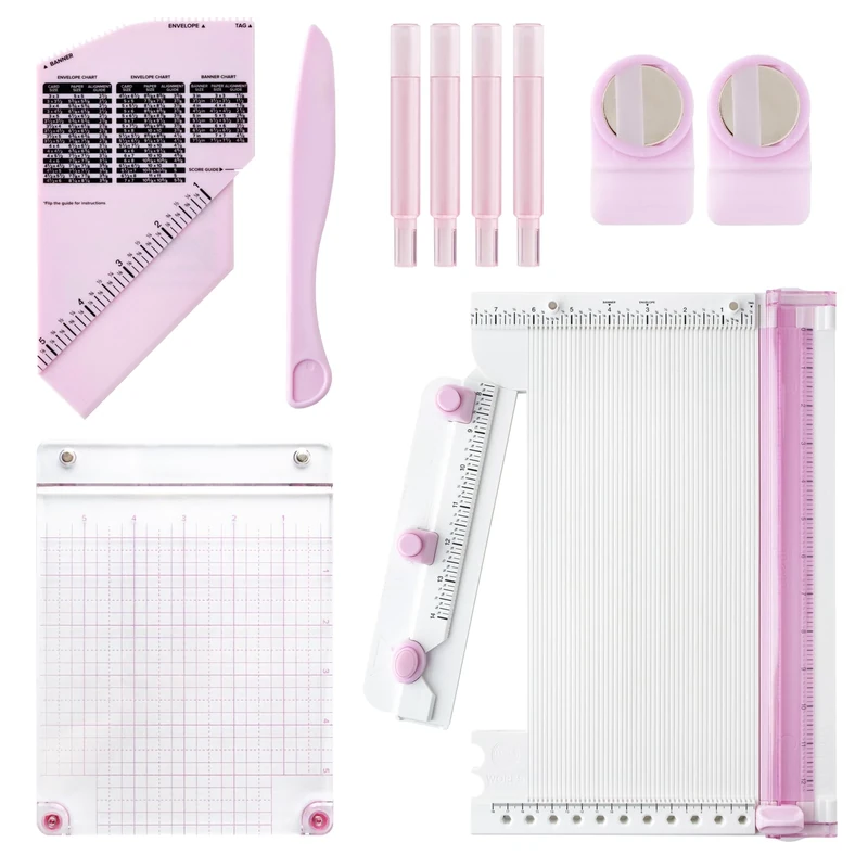 We R Memory Keepers 60000588 The Works All Tool Lilac 12 Pieces, White, One Size