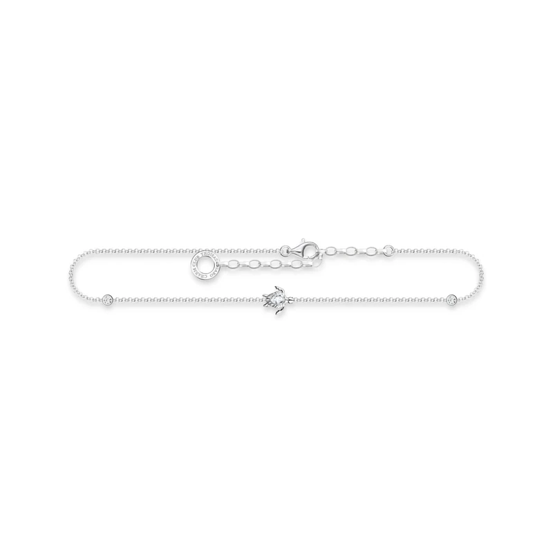 Thomas Sabo Women Anklet Turtle Silver 925 Sterling Silver AK0036-051-14