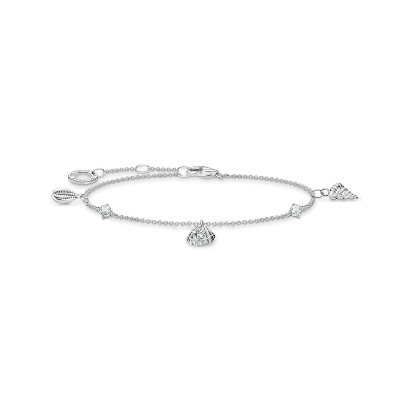 Thomas Sabo Bracelet shells and white stones silver 925 Sterling Silver - Image 1