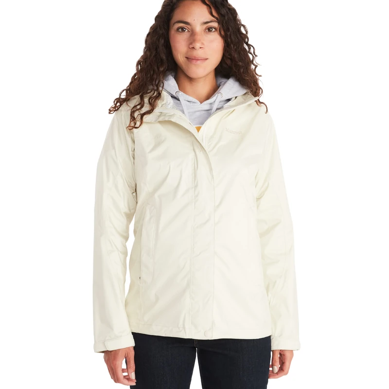 MARMOT Women's Precip Eco Jacket, Papyrus, XXL