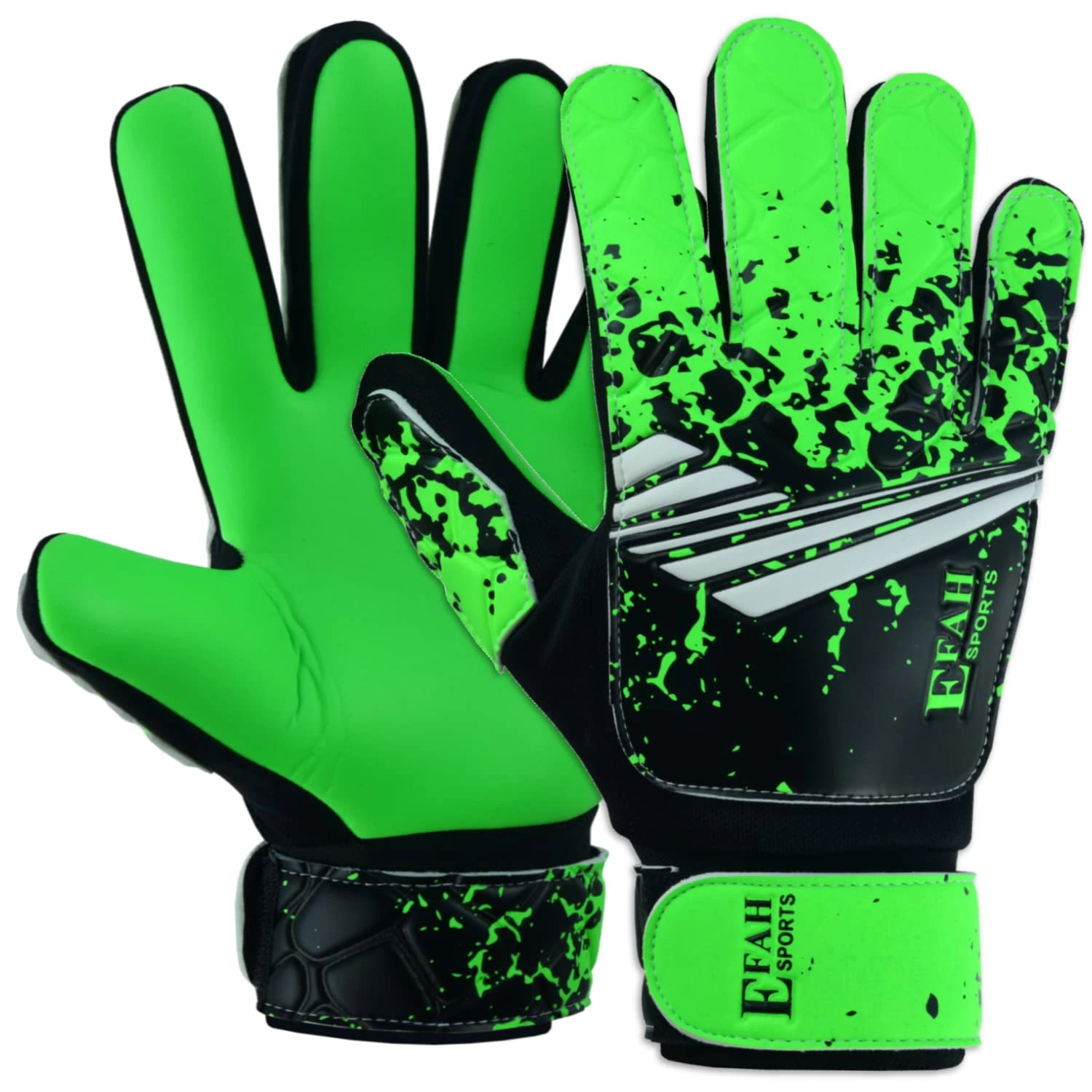 EFAH SPORTS Football Goalkeeper Gloves For Boys kids Children Youth Soccer Goalie Glove with Super Grip Palms