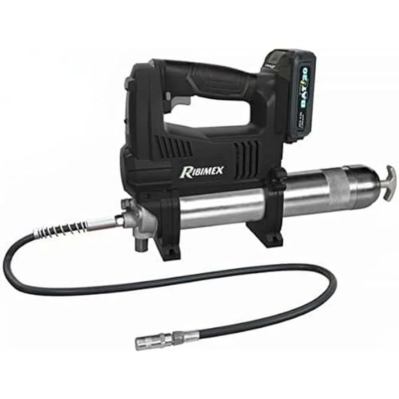 RIBIMEX RIBIMEX-PRBAT20/GR-Grease Gun-RBAT20, Black, 450 ml