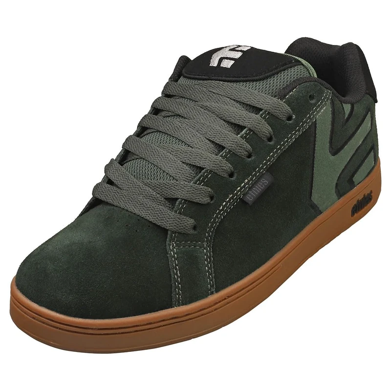 Etnies Men's Fader Skate Shoe, Green/Gum, 9.5 UK