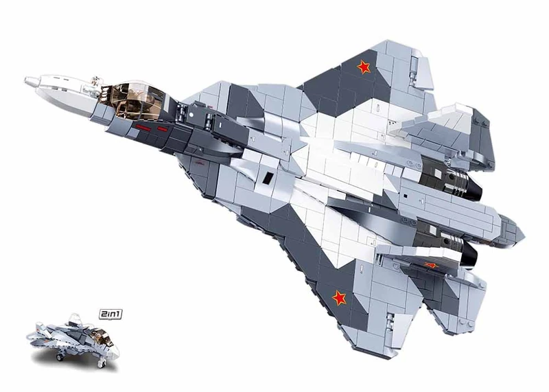 ModelBricks - SU - 57 Fighter 2-in-1 893 pieces