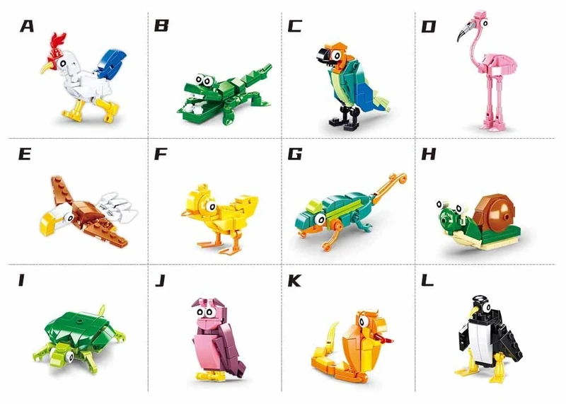 Sluban Q Bricks Egg - Ovipara (24 pieces)