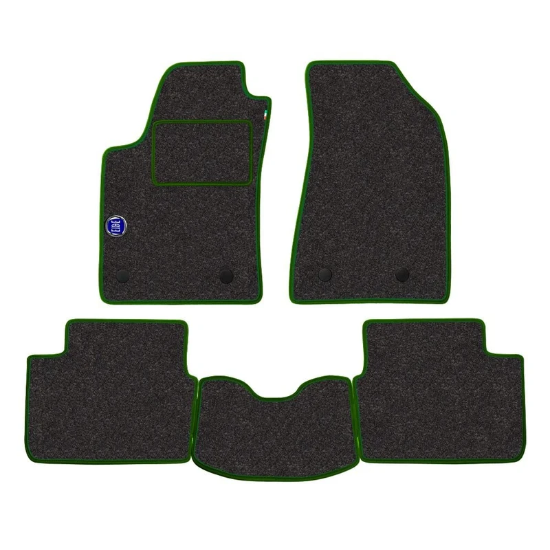 Floor Mat Set for Audi A3 Year of Manufacture 1996 to 2003 from Automotive Carpet, Colour Grey with Brand