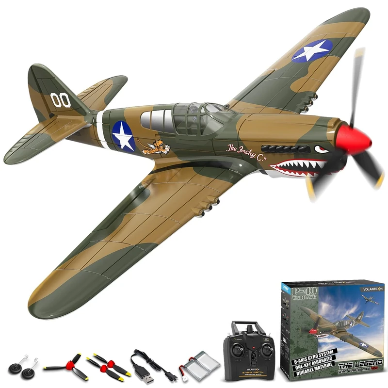 VOLANTEXRC P40 RTF RC Plane - Xpilot Stabilizer 4CH Aerobatic