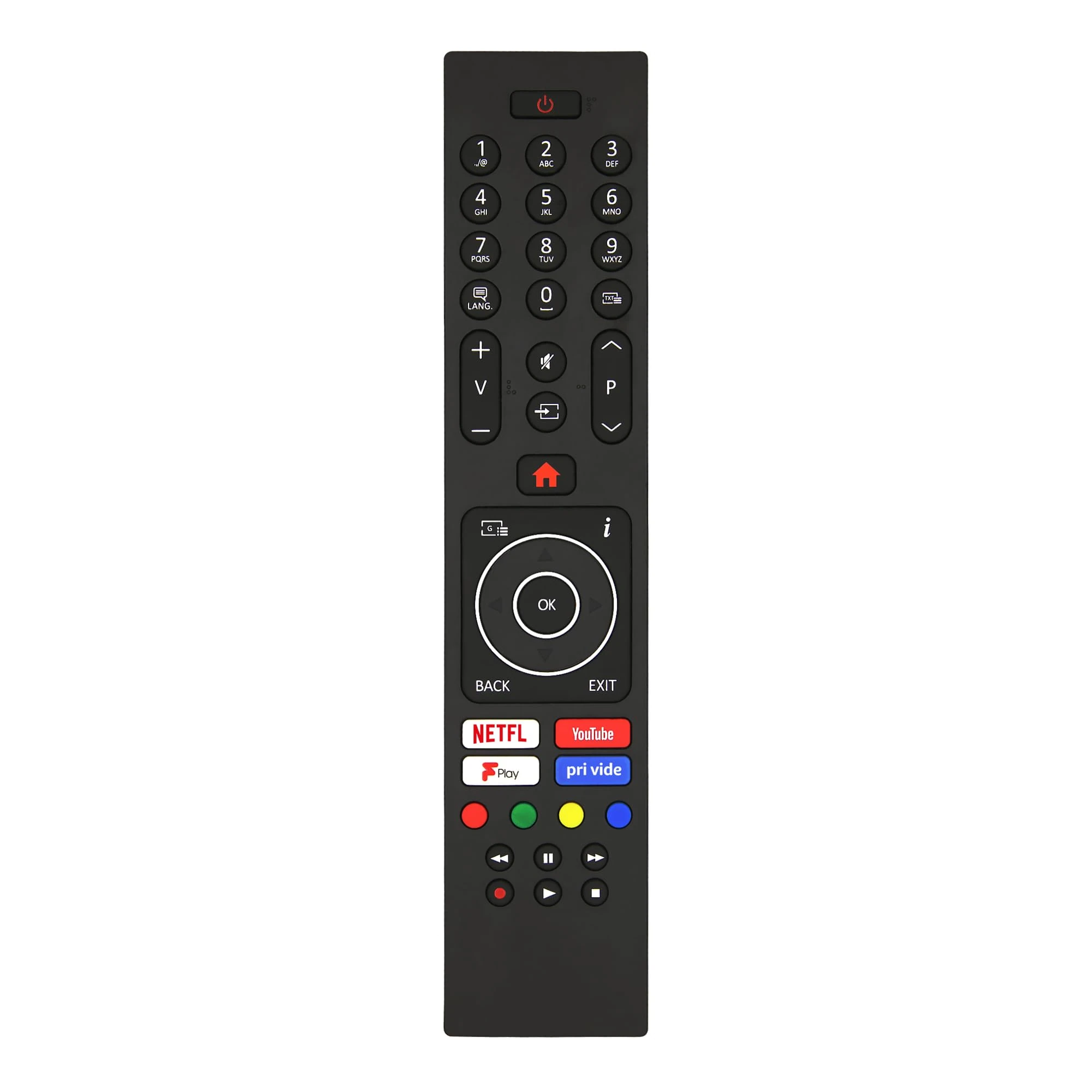 FOXRMT Universal TV Remote Control for Luxor Bush Digihome Finlux Electriq Smart TV, RC43137P Universal Remote No Setup Required