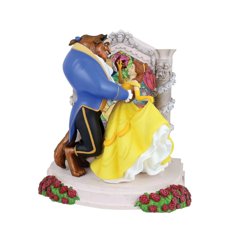 Disney Showcase Collection Belle & Beast Light Up Fig Figurine
