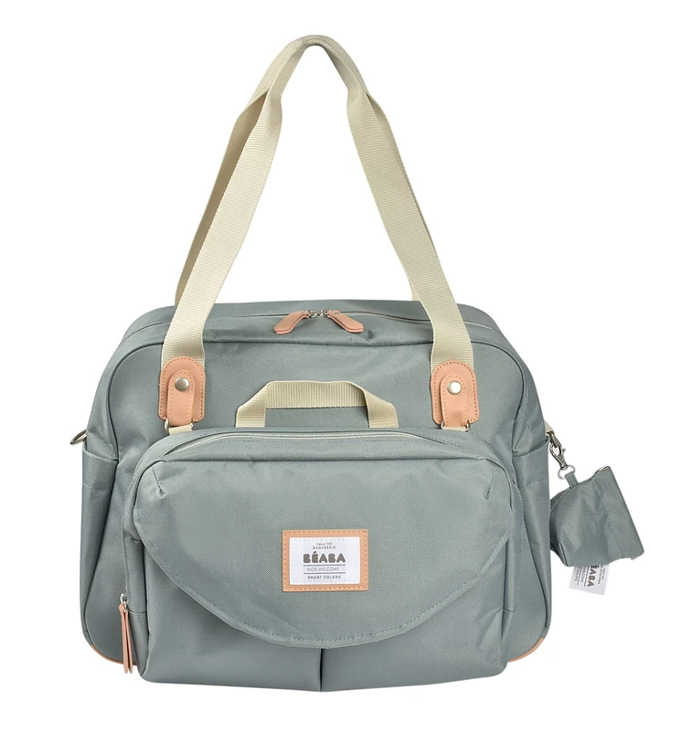Beaba Geneva II Modular Changing Bag - Sage Green Backpack
