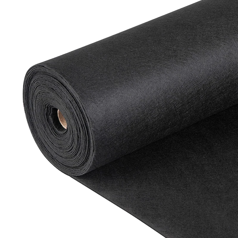 VEVOR Garden Weed Barrier Fabric, 4OZ Heavy Duty Geotextile Landscape Fabric, 15ft x 20ft Non-Woven Weed Block Gardening Mat for Ground Cover, Weed Control Cloth, Landscaping, Underlayment, Black