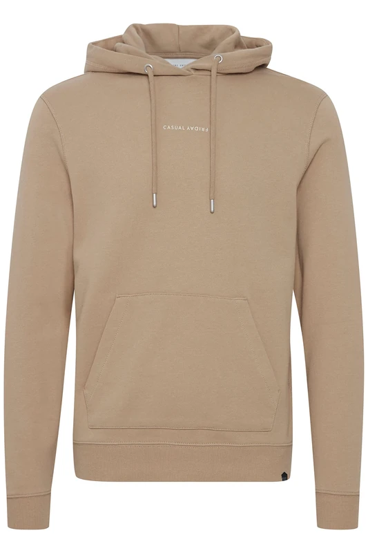 CASUAL FRIDAY Men's Sinius Hoddie Sweat Hooded Sweatshirt, 171009/Dune, XL - Image 1