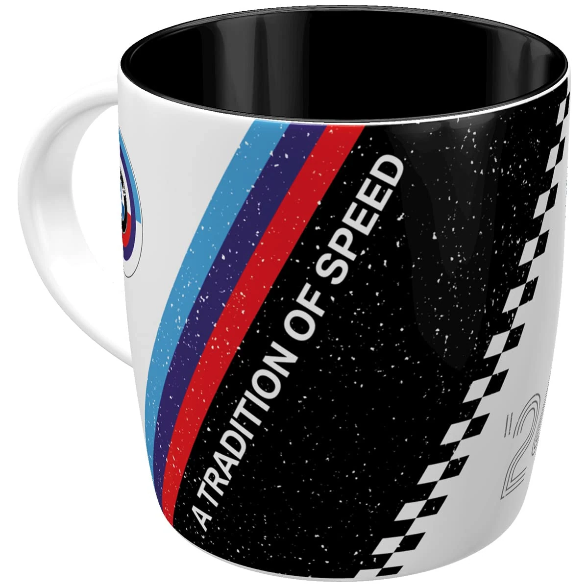 Nostalgic-Art Retro Coffee Mug 330ml BMW Motorsport - Tradition of Speed - Gift Idea for BMW Accessories Fans Original Licensed Product (OLP) Ceramic Mug for Coffee Vintage Design