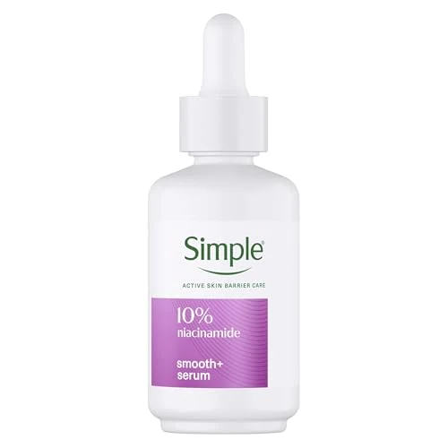 Simple 10% Niacinamide Booster Serum - Face Serum with Vitamin B3 & B5 – Evens Skin Tone & Texture, Strengthens Skin Barrier, For All Skin Types Including Sensitive Skin 30 ml