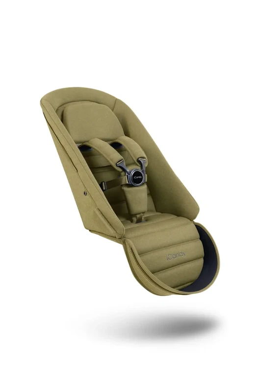 iCandy Peach 7 Olive Green 2nd Seat Fabric