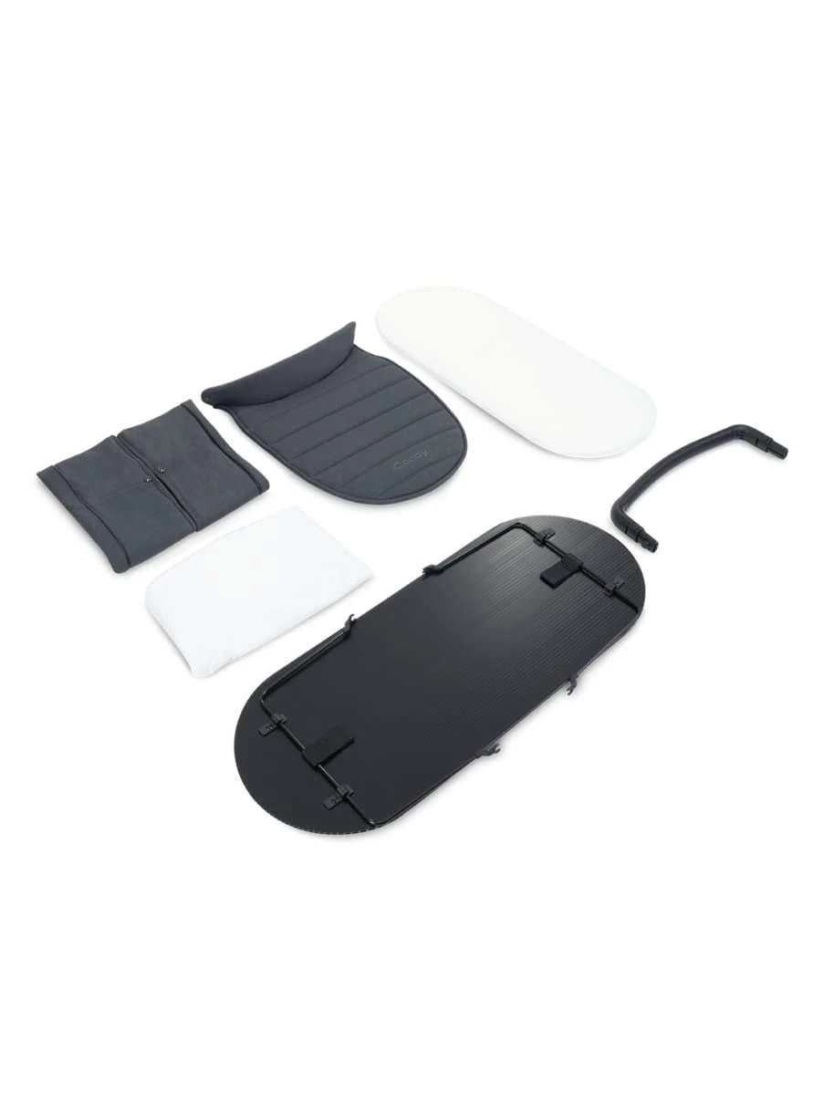 iCandy Peach 7 Dark Grey 2nd Carrycot Fabric