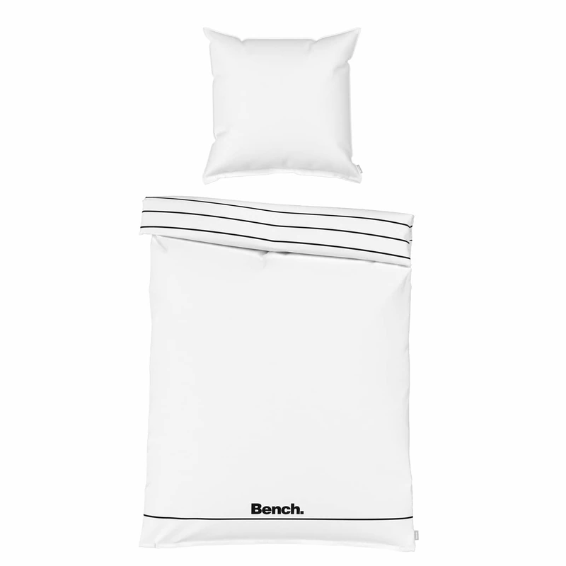 Bench Bedding Set, Calm Comfort, Made in Green, Pillowcase approx. 70 x 90 cm, Duvet cover approx. 140 x 200 cm, With easy zip, 100% Cotton-Renforcé, With Flag Label