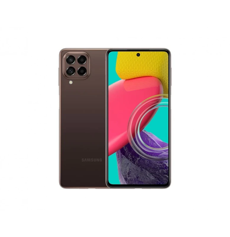 Samsung Galaxy M53 5G Mobile Phone SIM Free Android Smartphone 8GB RAM 128GB Storage Brown [Amazon Exclusive] - Image 1