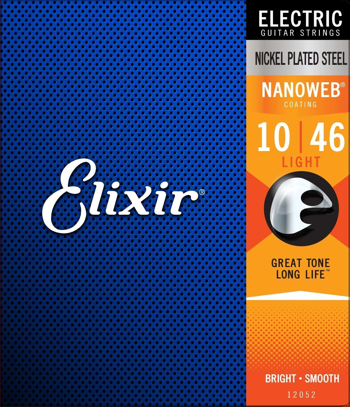 The Piano Accessory Shop PAS Bundle Elixir 12052 Strings Electric Guitar Strings w NANOWEB Coating, Super Light (.010-.046) with 6 free plectrums