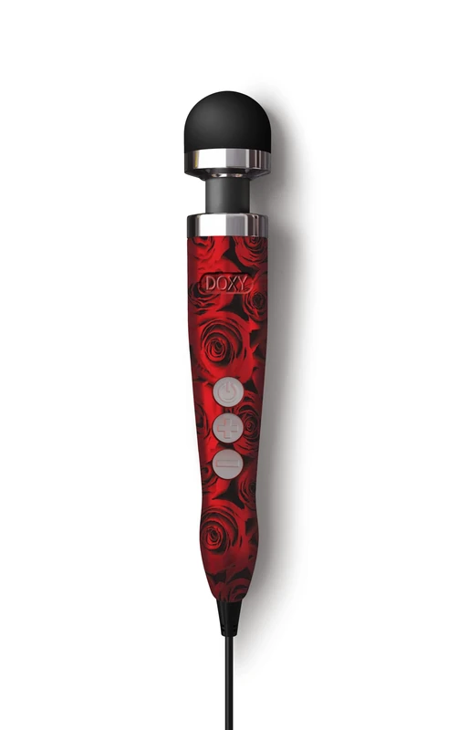 DOXY Limited Edition Premium Doxy Die Cast 3 Magic Wand Vibrator for Women; Magic Wand Massager with a Medical-Grade Silicone Head Cover