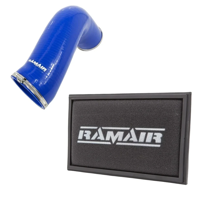 Blue Ramair Silicone Intake Pipe & Panel Air Filter - 1.8/2.0 TSI TFSI MQB