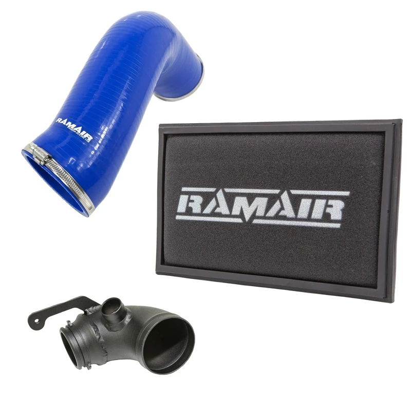 Blue Ramair Panel Air Filter Intake Pipe Air Hose & Turbo Elbow - 1.8/2.0 TSI TFSI MQB