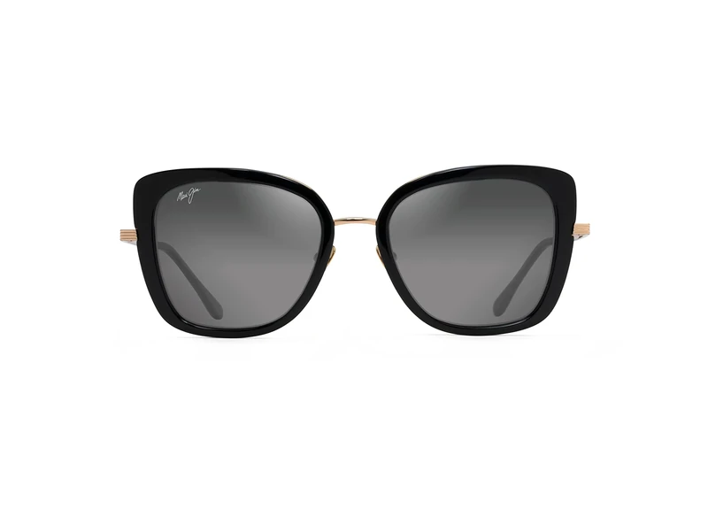 Maui Jim Unisex Sunglasses, Grey Violet Lake Black W, M, Grey Violet Lake Black W, M