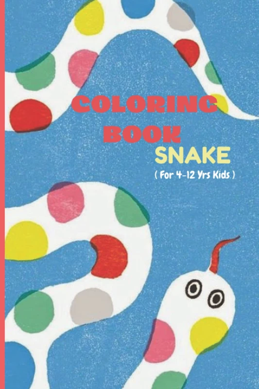 Snake Coloring Book: 30 unique & creative drawing for 4-12 Years Kids