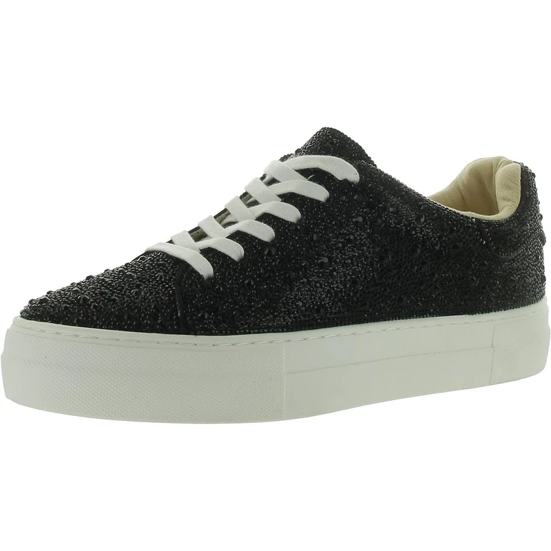 Betsey Johnson Women's Sidny Sneaker, Black, 8 UK