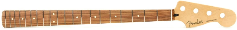 Fender Neck, Player Series Precision Bass® Neck, 20 Medium Jumbo Frets, Pau Ferro, 9.5", Modern "C"
