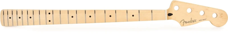 Fender Neck, Player Series Jazz Bass® Neck, 22 Medium Jumbo Frets, Maple, 9.5", Modern "C"