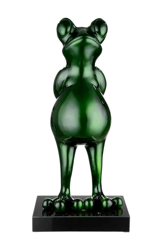 Casablanca modernes Design Sculpture, Resin Marble, Green, Höhe 68 cm