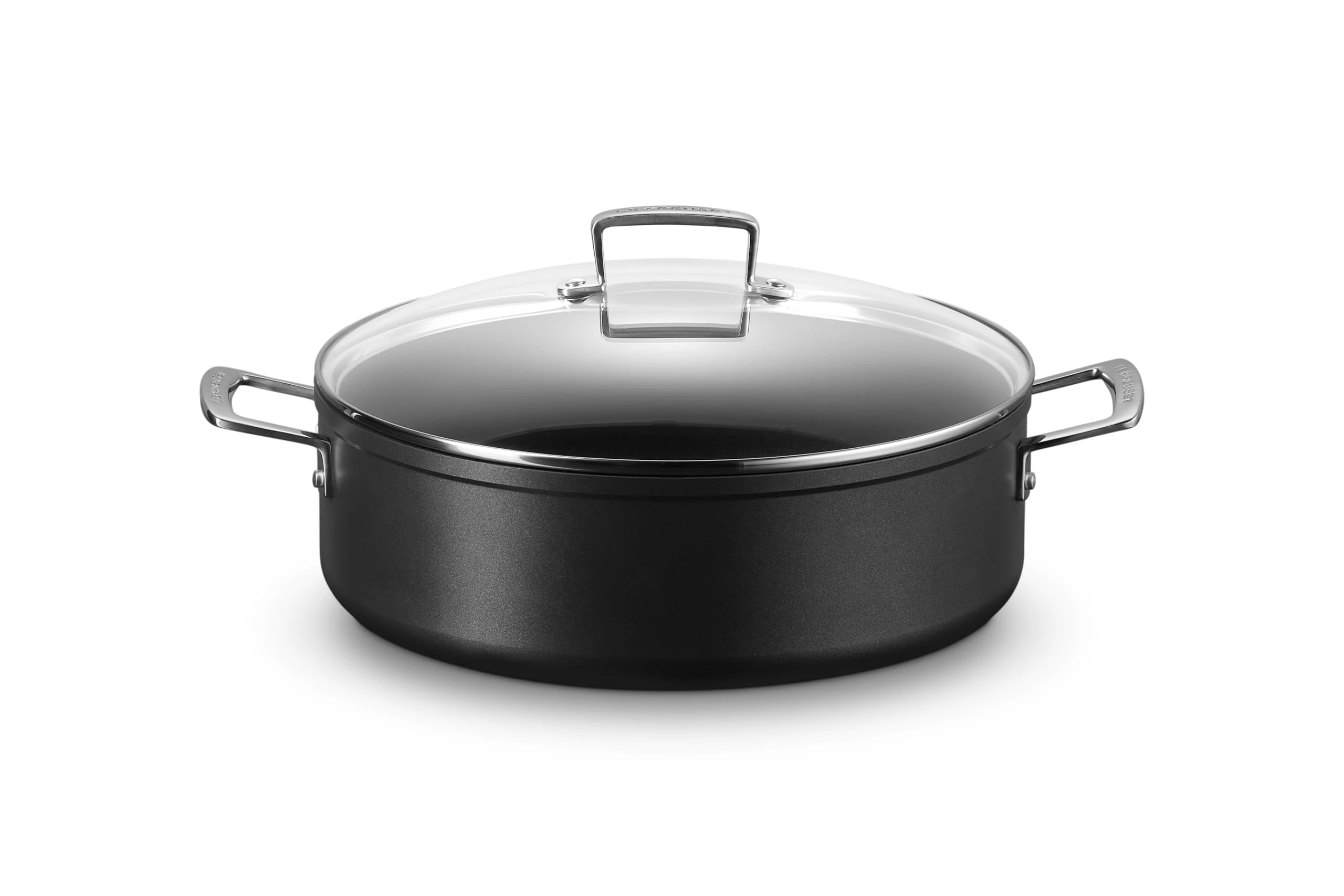 LE CREUSET Toughened Non-Stick 30cm Sauteuse, 51113300010500, Black