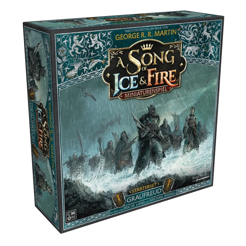 Asmodee | CMON | A Song of Ice & Fire – Greyjoy Starter Set | Expansion | Tabletop | 2 Players | From 14+ Years | 45+ Minutes | German | Multilingual