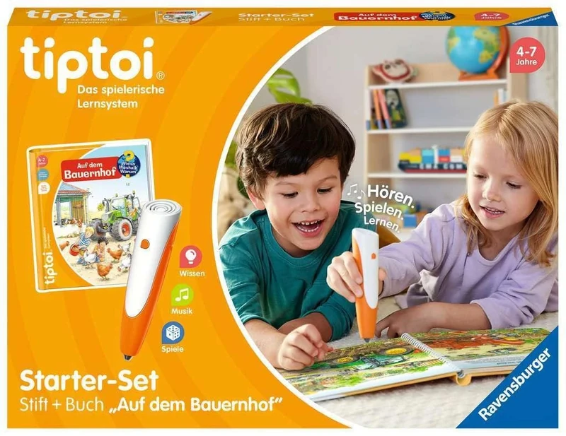 Ravensburger - tiptoi Starter-Set: Stift und Bauernhof-Buch