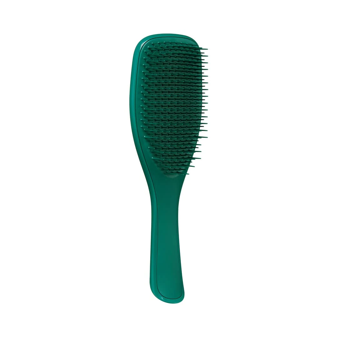 Tangle Teezer The Ultimate Detangler Hairbrush | For Wet & Dry Hair | Detangles All Hair Types | Reduces Breakage, Eliminates Knots | Two-Tiered Teeth & Comfortable Handle | Green Jungle