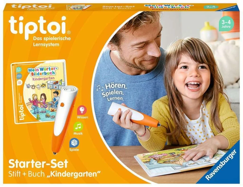 Ravensburger - tiptoi Starter-Set: Stift und Worter-Bilderbuch Kindergarten
