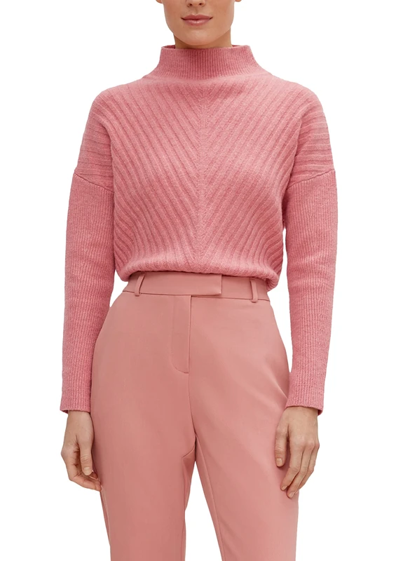 comma Women's 60.2.61.17.170.2121637 Sweater, Pink, L