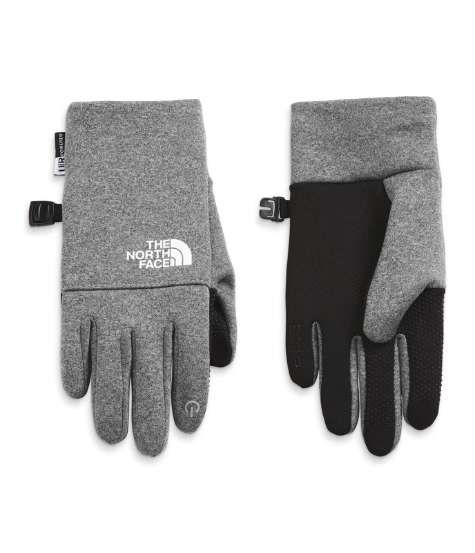The North Face Kids' Recycled Etip Glove, TNF Medium Grey Heather, Small