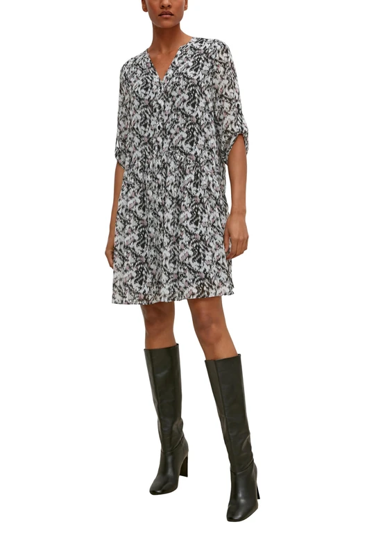 comma Women's 60.2.61.20.200.2123375 Dress, 99b7, 16