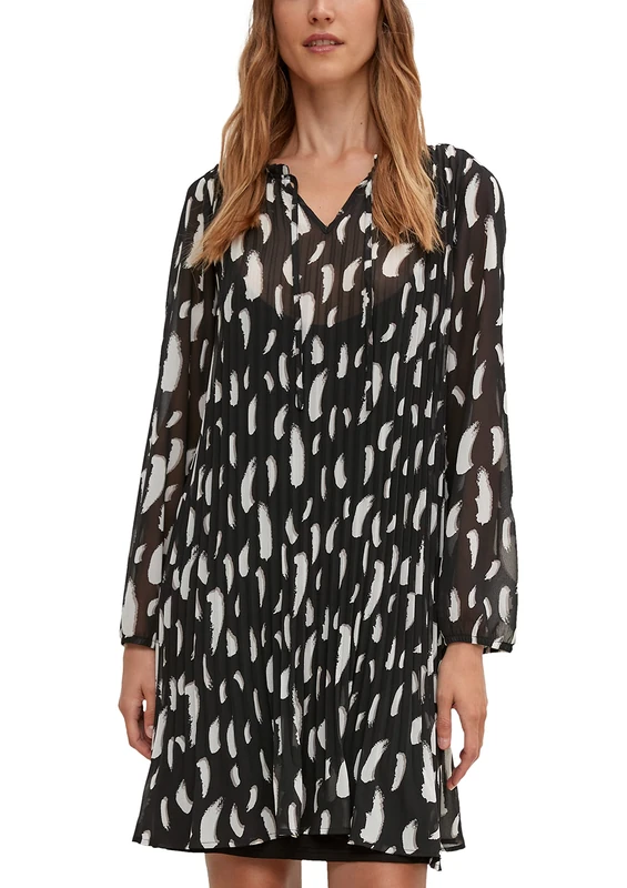 comma Women's 60.2.61.20.200.2121615 Dress, 99b0, 6