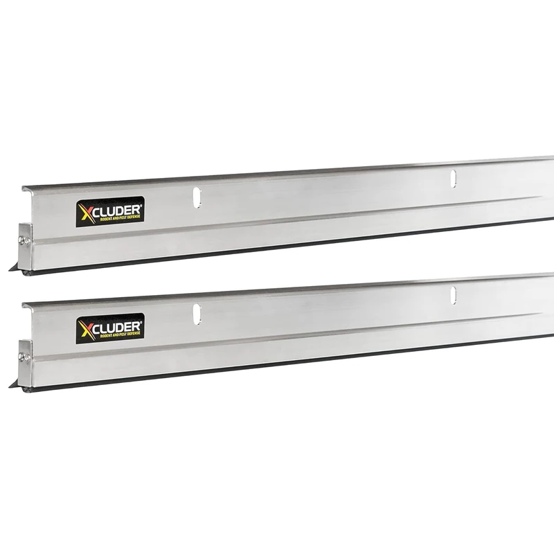 Global Material Technologies, Inc. Xcluder 36 in. Standard Door Sweep, Aluminum 2-Pack, Seals Out Rodents & Pests, Enhanced Weather Sealing, Easy to Install; Rodent Protection; Rodent Proof Door Sweep - Image 1