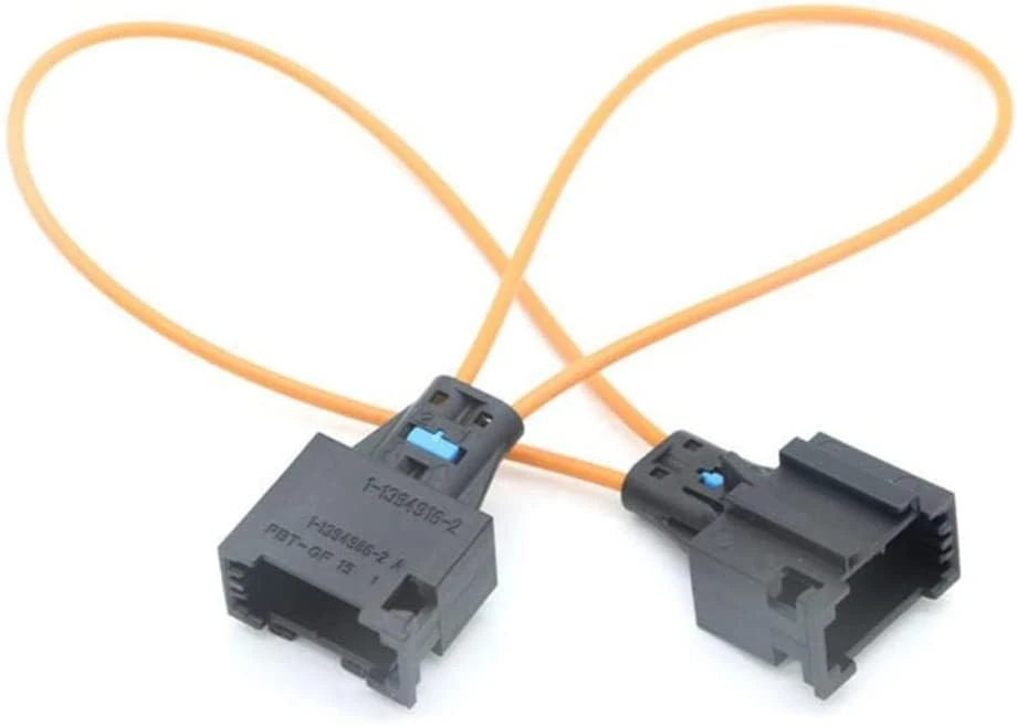 Tiardey 2Pcs Most Fiber Optic Loop Male & Female Connector Kit,Diagnostic Device Tool Navigation Systems Female/Male Adapter