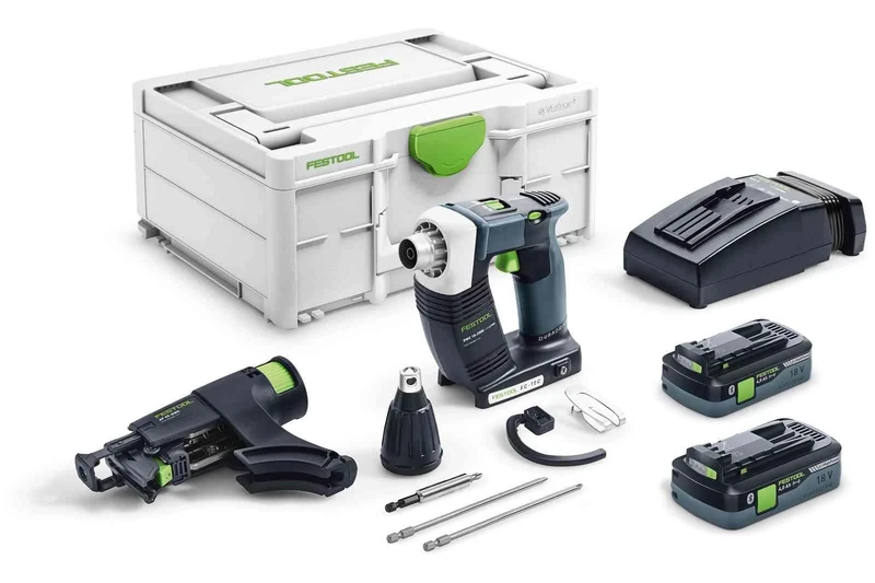 Festool Atornillador de construcción en seco a batería DWC 18-2500 HPC 4,0 I-Plus DURADRIVE